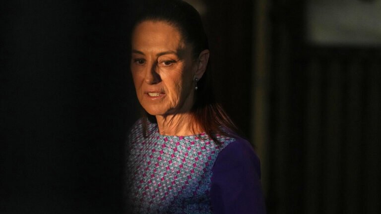 Mexican President Claudia Sheinbaum.