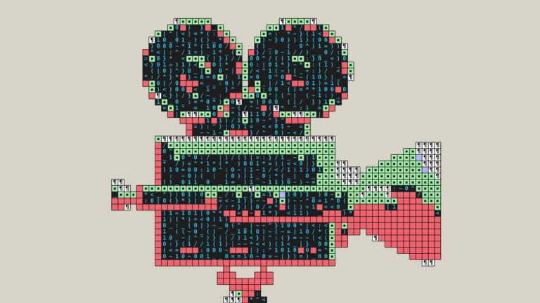 ASCII art old film camera