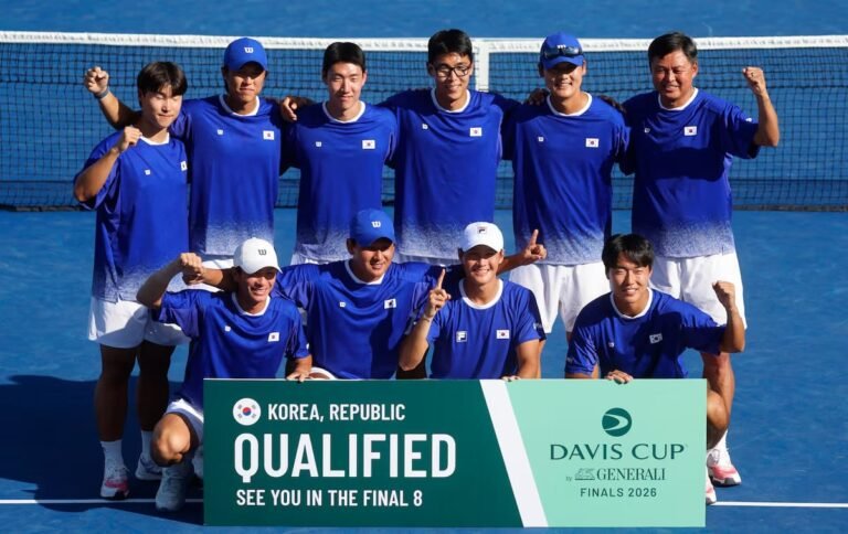 South Korea face Italy in Davis Cup finals