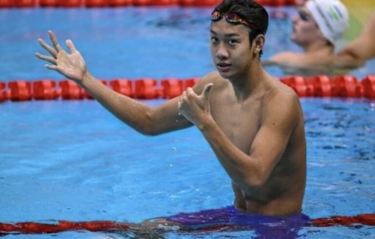 China's Zhang wins record seventh Asian Games swimming gold