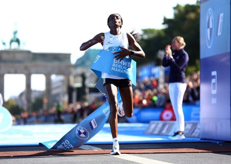 Assefa misses women's world record at Berlin Marathon