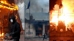 In pictures: French landmarks damaged and destroyed by violent protesters
