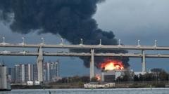 Oil facilities hit in deadly overnight attack on St Petersburg