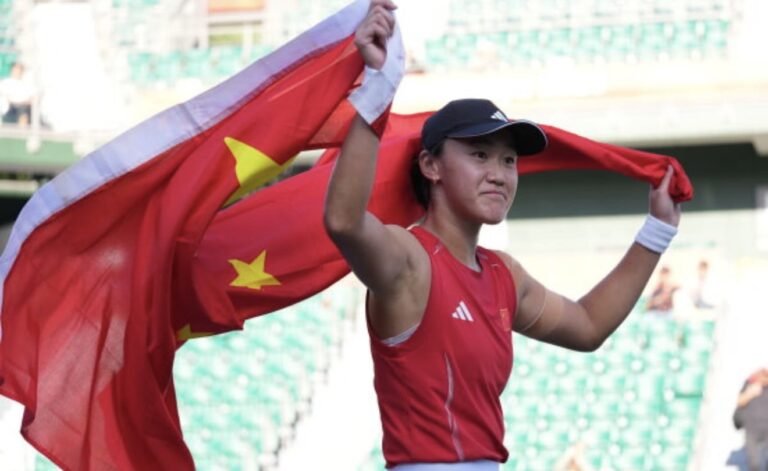 Wang wins Asian Games tennis gold and Olympic berth