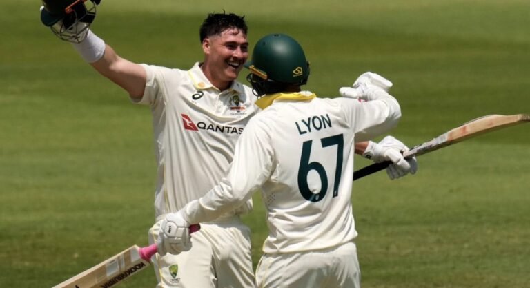 Renshaw celebrates second Test century after a decade-long wait