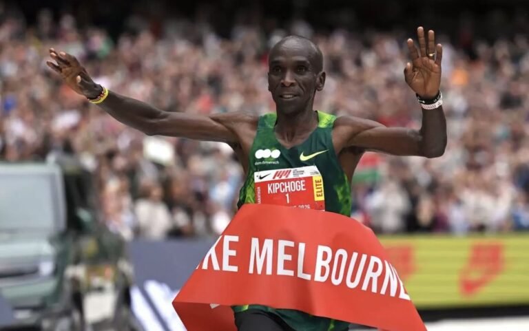 Kipchoge wins first marathon in three years