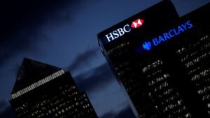 Bank shares fall as tax on lenders expected in budget
