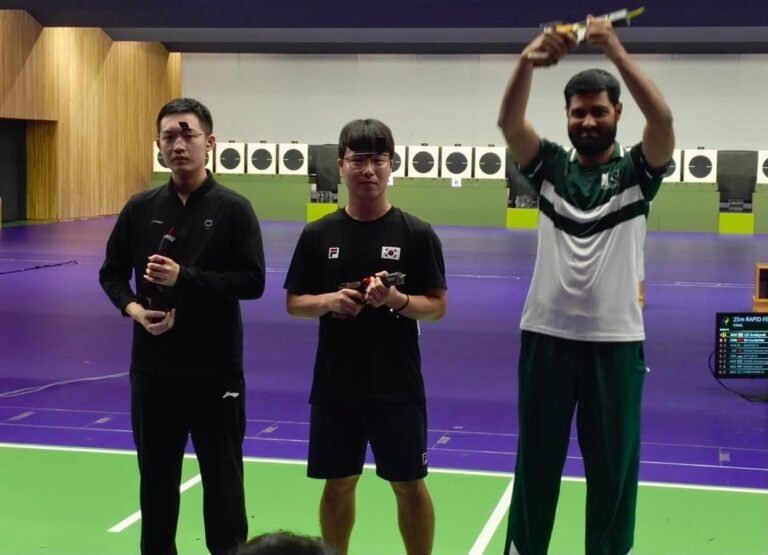 Bashir fires Pakistan to shooting bronze at Asian Games